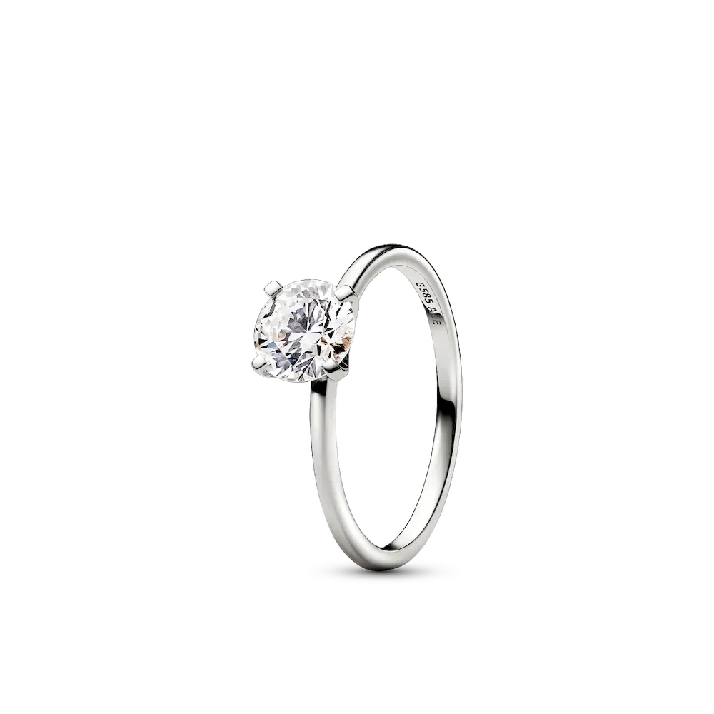 Pandora Era 14k White Gold Lab-grown Diamond Ring
