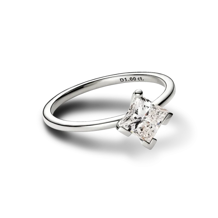 Pandora Nova 14k White Gold Lab-grown Diamond Ring - Image 4