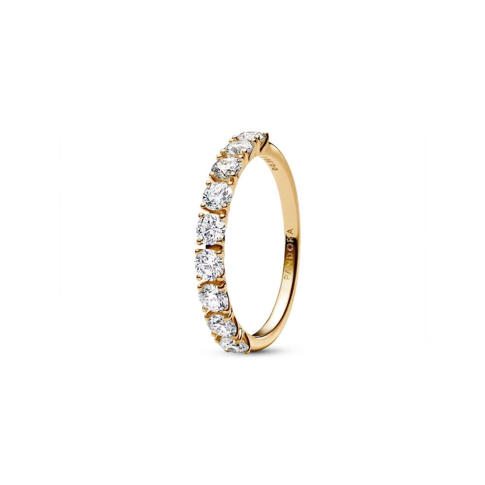 Pandora Era 14k Gold Lab-grown Diamond Half Eternity Band Ring