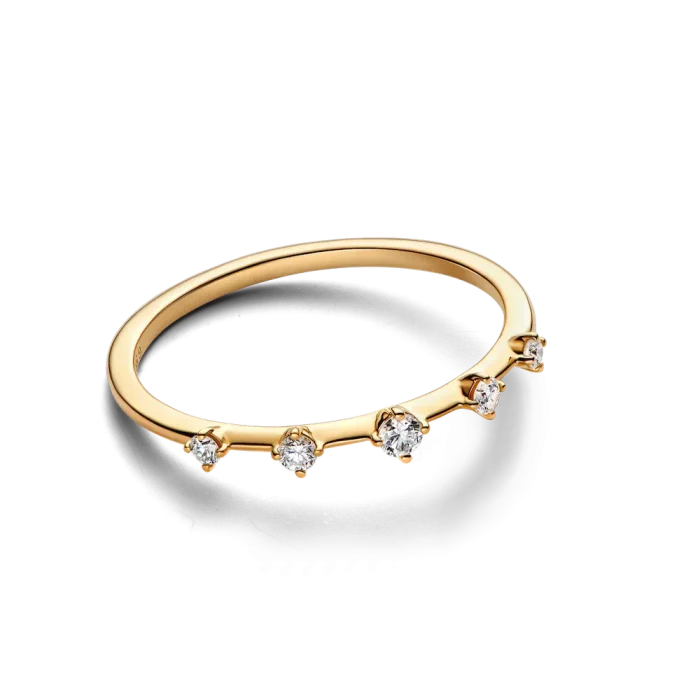 Lab-Grown Diamond Station Earring and Ring Set - Image 7