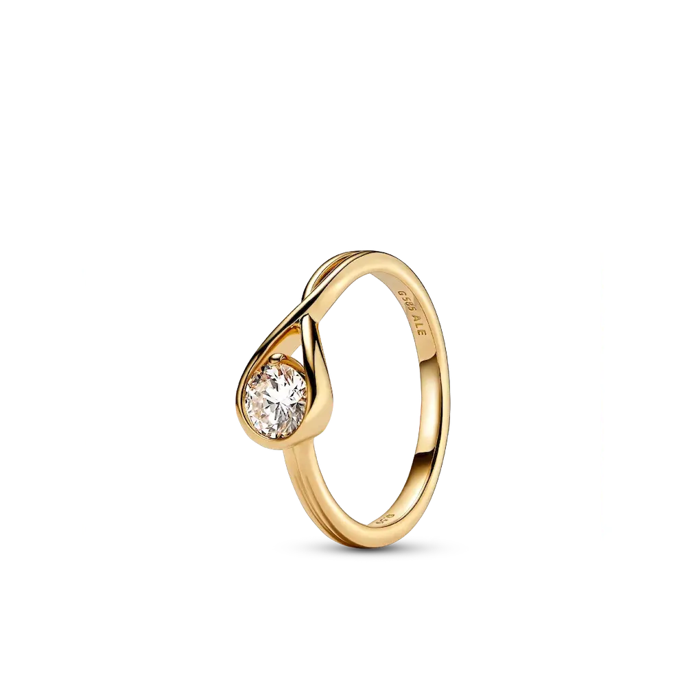 Pandora Infinite 14k Gold Lab-grown Diamond Ring