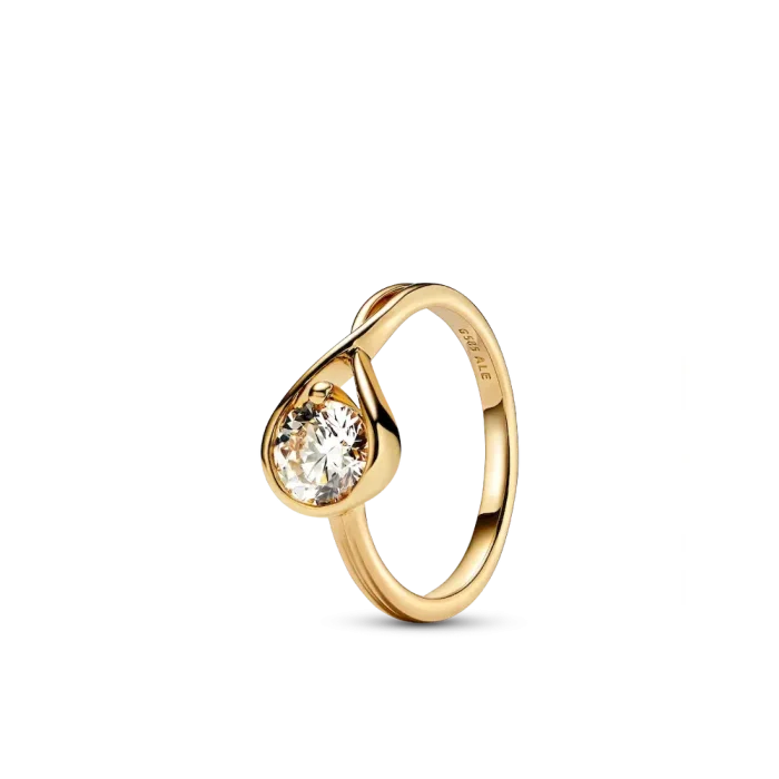 Pandora Infinite 14k Gold Lab-grown Diamond Ring - Image 2