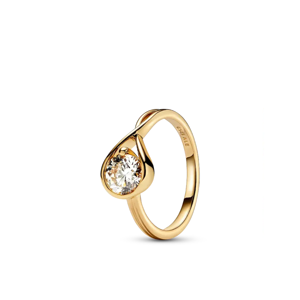 Pandora Infinite 14k Gold Lab-grown Diamond Ring