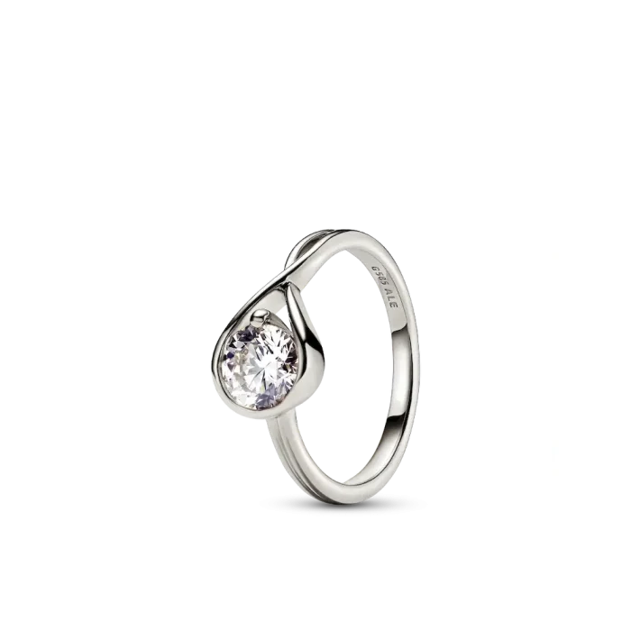 Pandora Infinite 14k White Gold Lab-grown Diamond Ring - Image 2