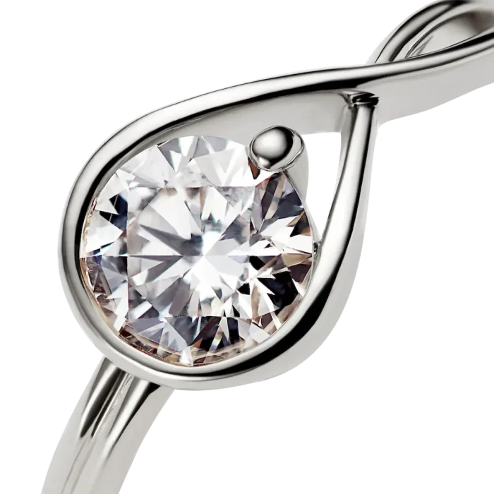 Pandora Infinite 14k White Gold Lab-grown Diamond Ring - Image 7