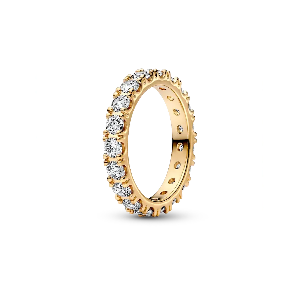 Sparkling Row Eternity Ring