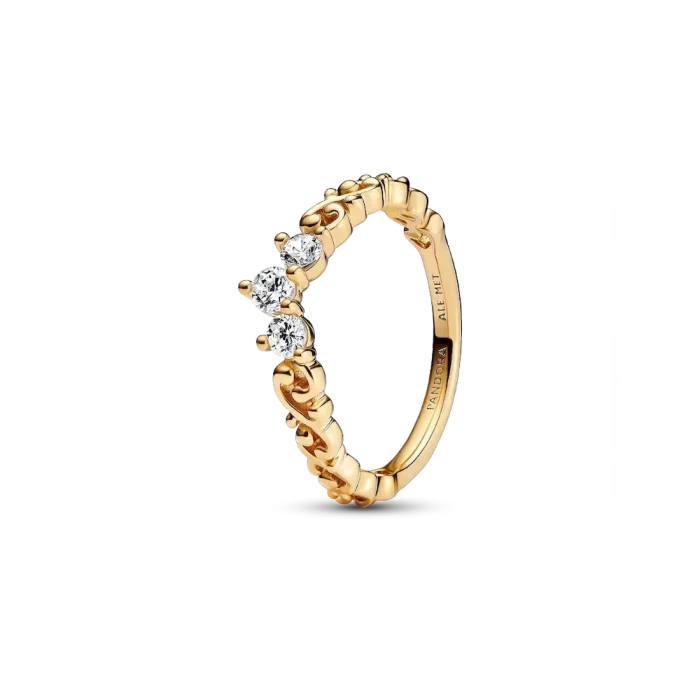 Regal Golden Tiara Ring Set - Image 2