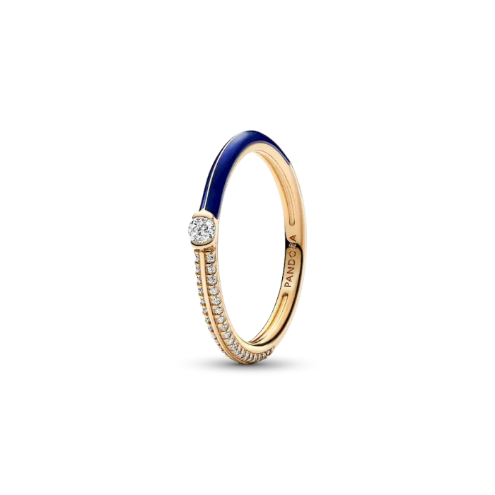 Pandora ME Blue Dual Ring Set - Image 2