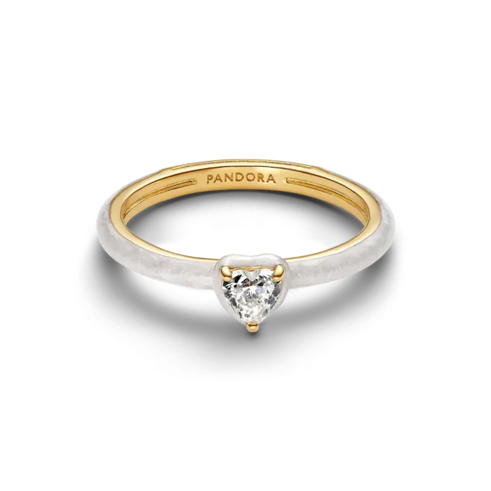 Black & White Chakra Heart Rings Set - Image 12