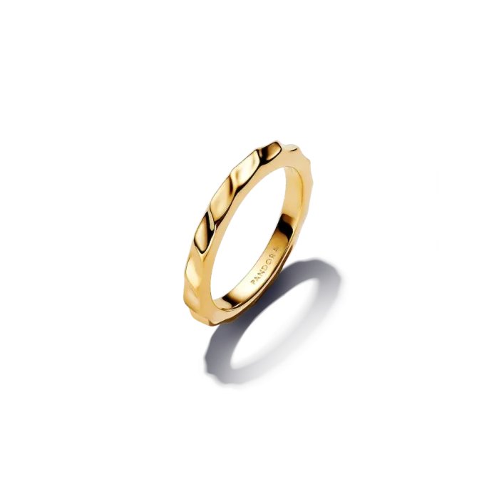 Two-Tone Ripple Effect Ring Set - Image 3