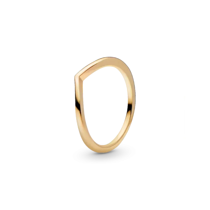Polished Wishbone Ring - Image 2