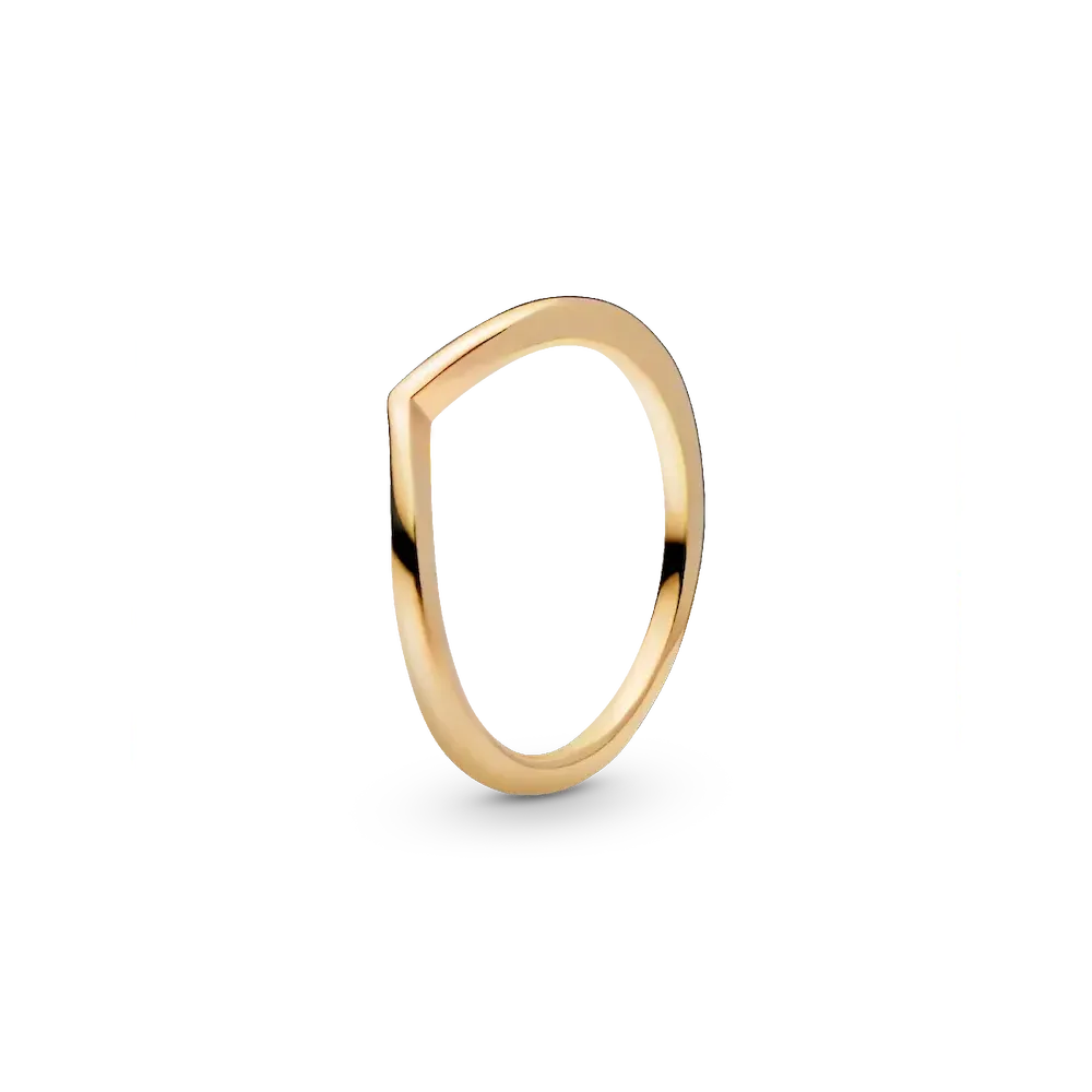 Polished Wishbone Ring