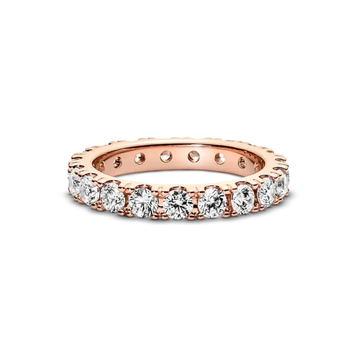 Sparkling Row Eternity Ring - Image 6