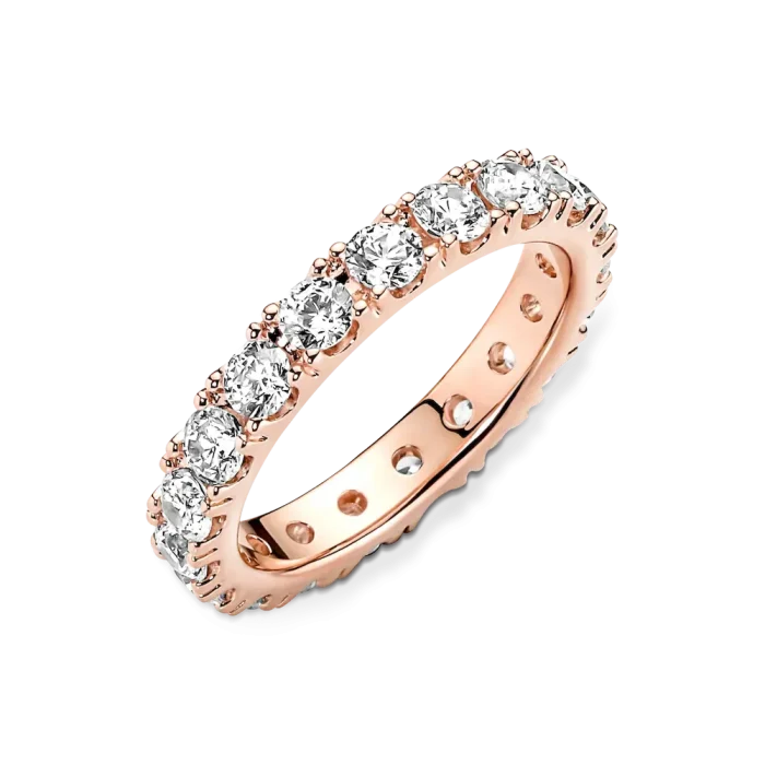 Sparkling Row Eternity Ring - Image 4