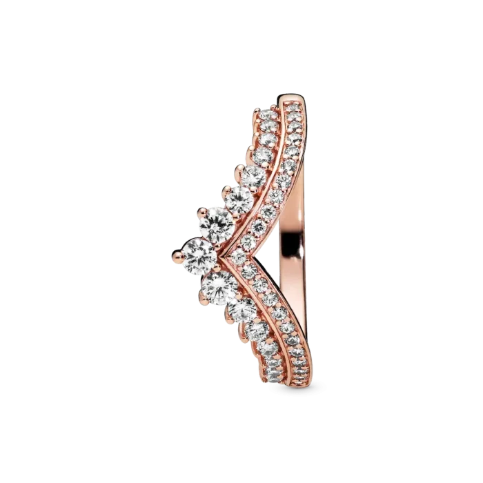 Heart of Rose Princess Wishbone Stacking Ring Set - Image 8