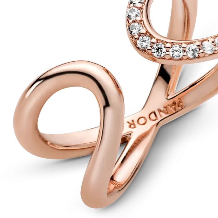 Lots of Love and Sparkle Stacking Ring Set - Image 9