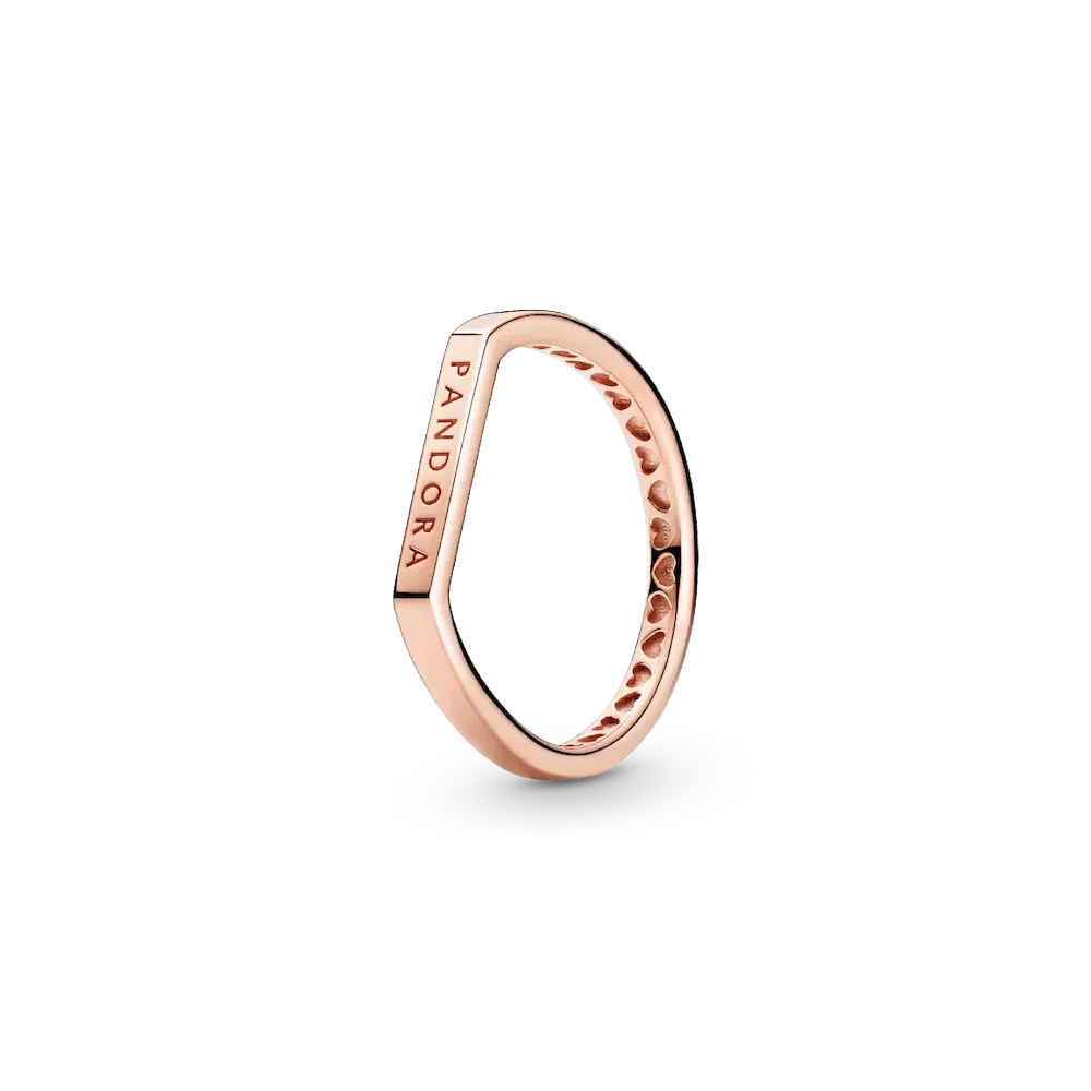 FINAL SALE - Logo Bar Stacking Ring