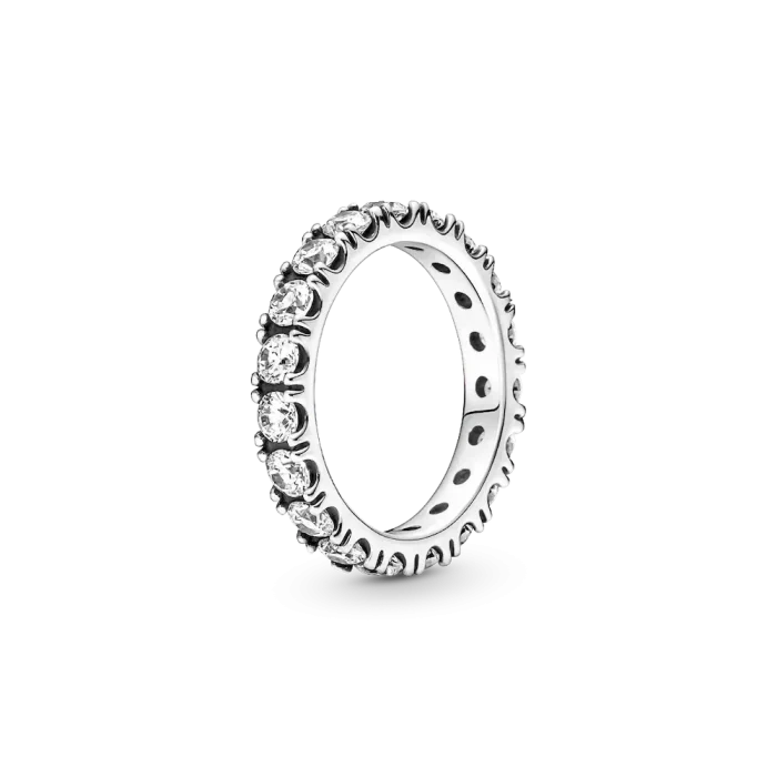 Sparkling Row Eternity Ring Set - Image 2