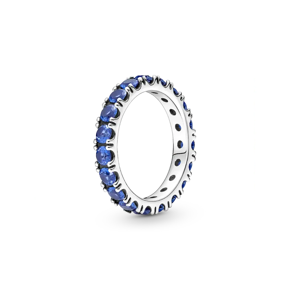 Sparkling Row Eternity Ring