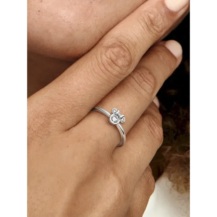 Disney Minnie Mouse Sparkling Head Ring - Image 2