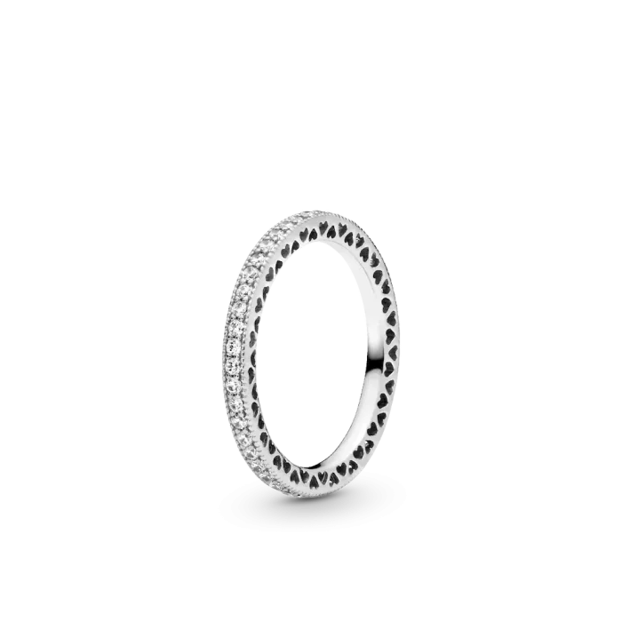 True Elegance Round Halo Ring Set - Image 3