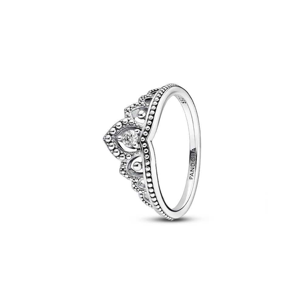 Regal Beaded Tiara Ring
