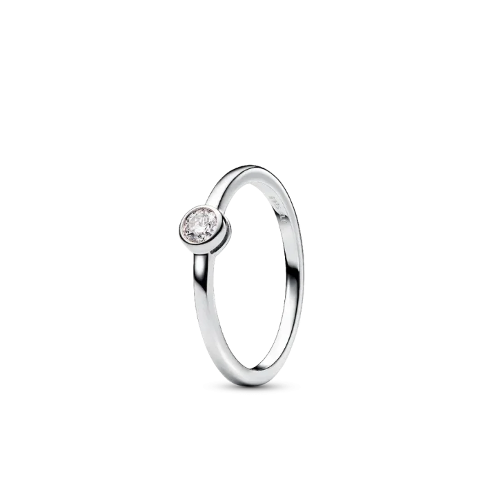Pandora Era Bezel Sterling Silver Lab-grown Diamond Ring - Image 2