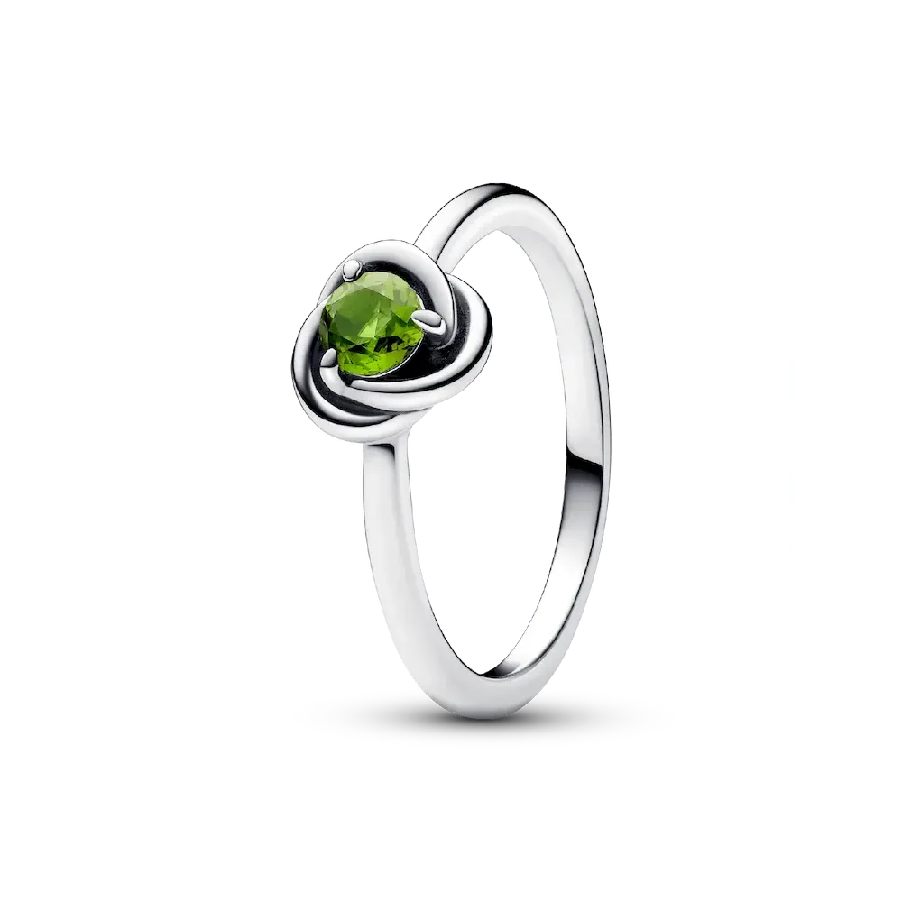 August Birthstone Eternity Circle Ring