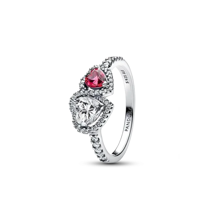 Sterling Silver Halo Hearts Gift Set - Image 4