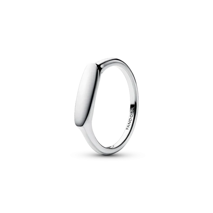 Engravable Love Notes Bar Ring Set - Image 3