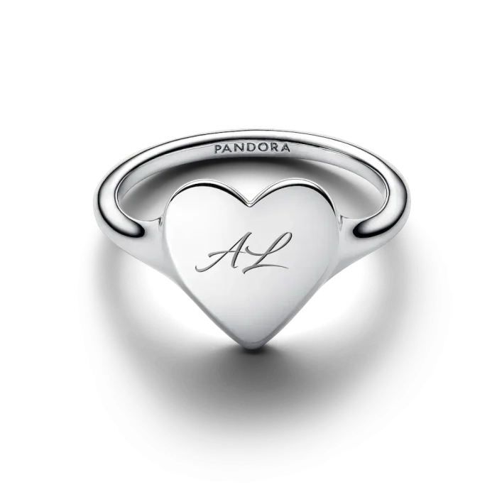 Engravable Love Notes Heart Ring Set - Image 13