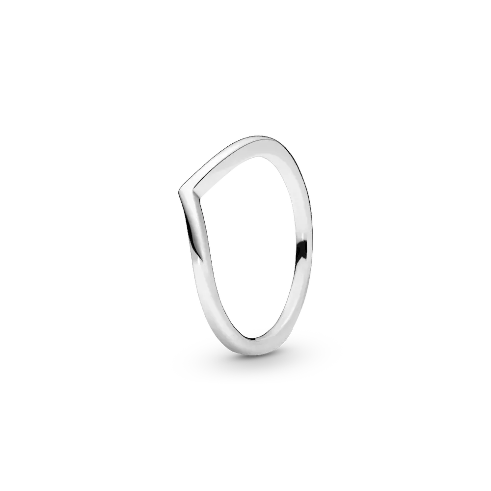 Polished Wishbone Ring