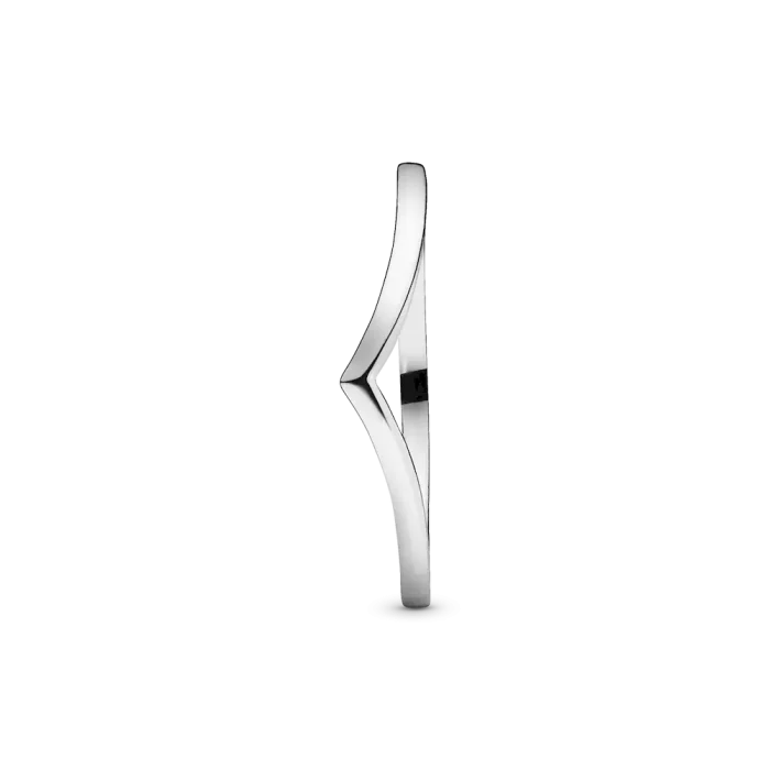 Polished Wishbone Ring - Image 5