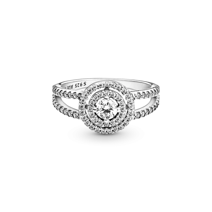 Sparkling Double Halo Ring - Image 5