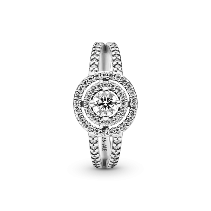 Sparkling Double Halo Ring - Image 6