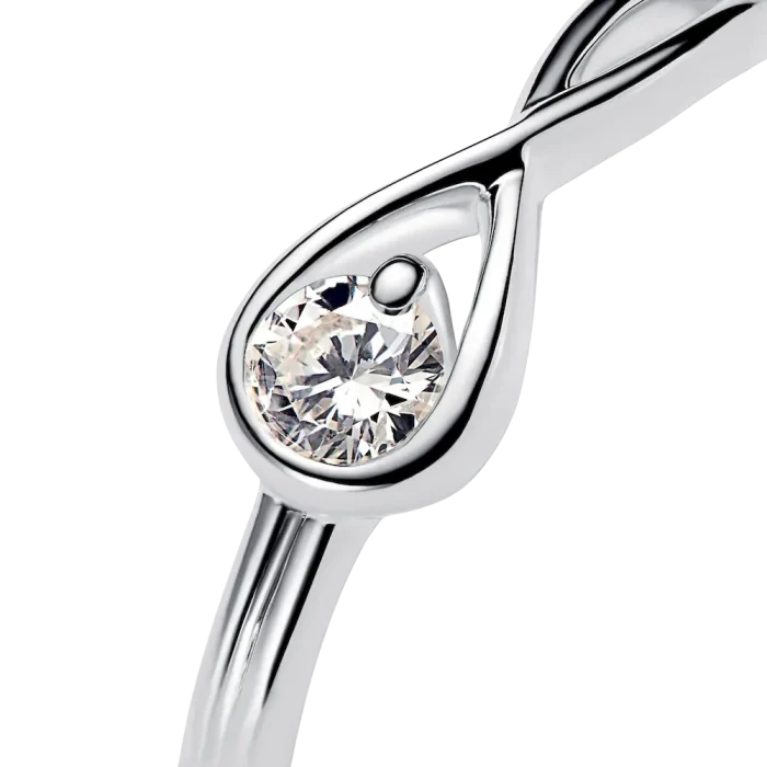 Pandora Infinite Sterling Silver Lab-grown Diamond Ring - Image 6