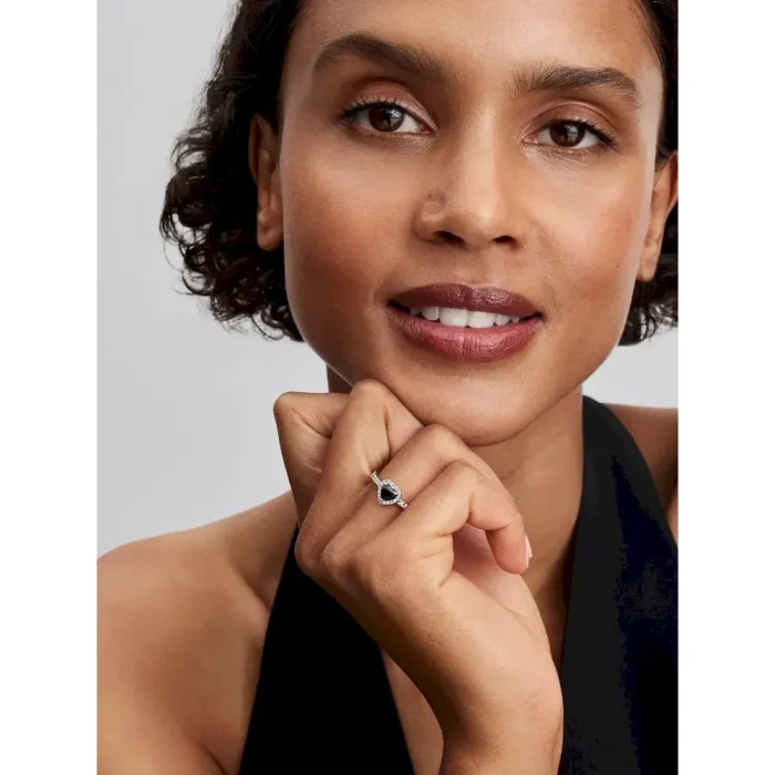 Elevated Black Heart Ring - Image 3