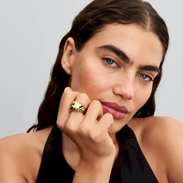 Rippled Statement Ring - Image 3