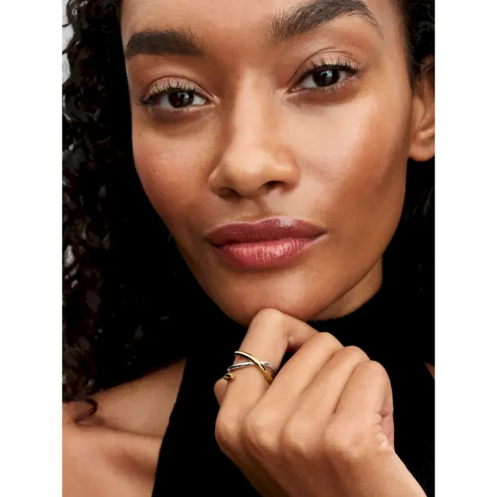 Two-Tone Intertwined Ring Set - Image 10