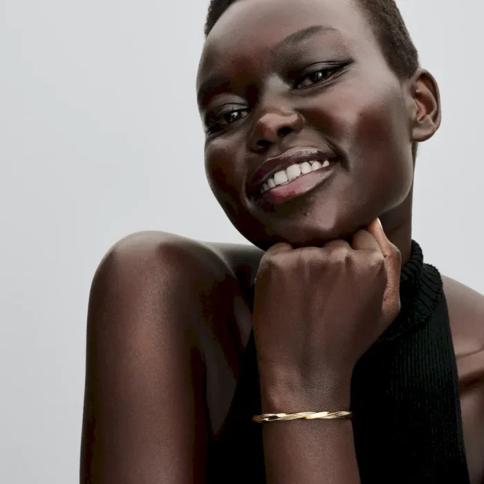 Twisted Open Bangle - Image 4