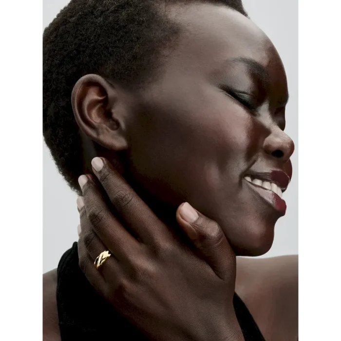 Rippled Wide Band Ring - Image 3