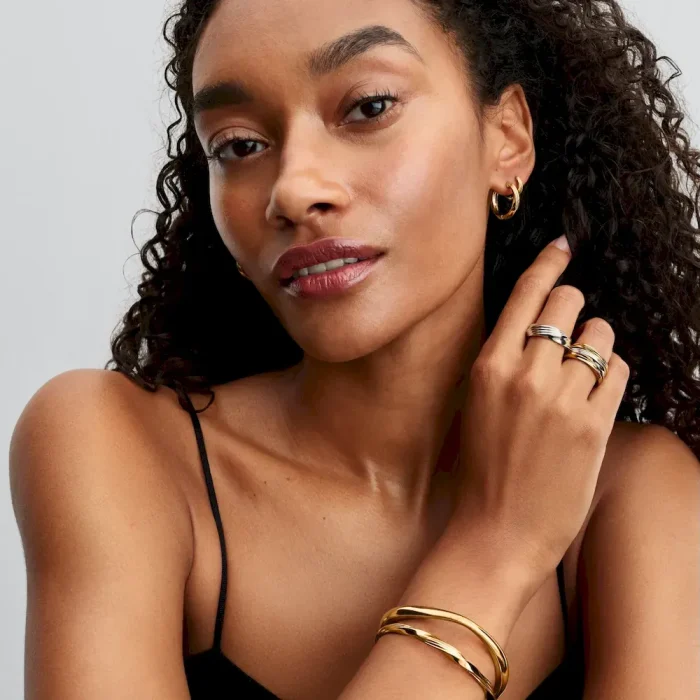 Twisted Hoop earring set - Image 11