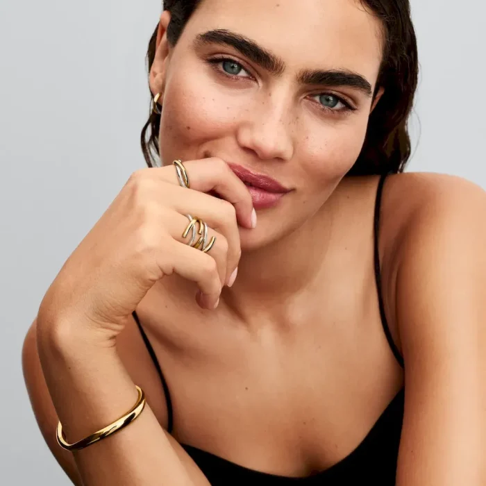 Two-Tone Intertwined Ring Set - Image 11