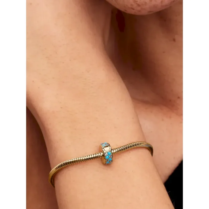 Aqua Blue Clip Charm - Image 2