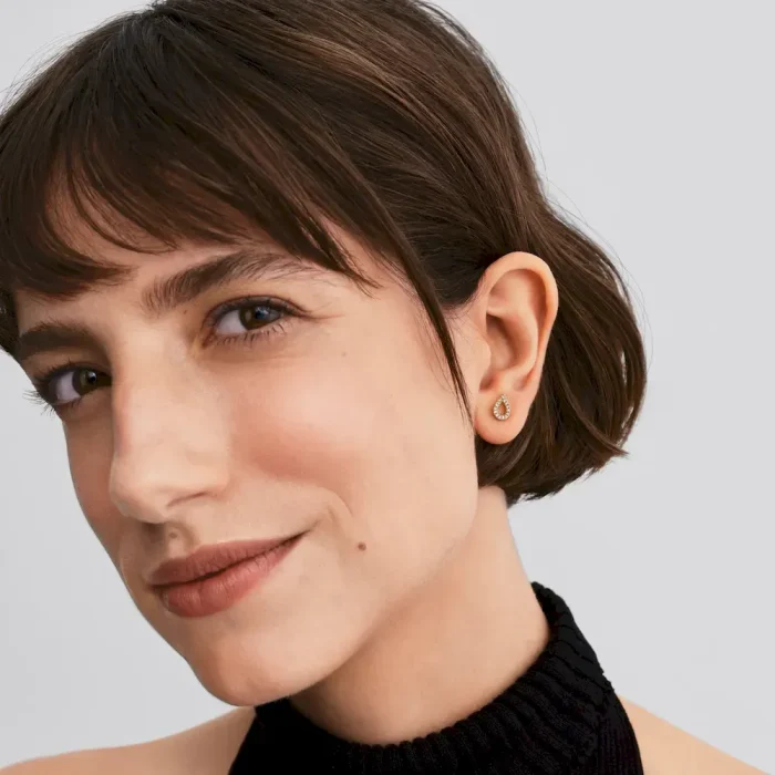 Pandora Infinite Lab-grown Diamond Pavé Stud Earrings - Image 5