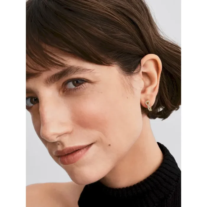 Pandora Infinite Lab-grown Diamond Pavé Hoop Earrings - Image 4