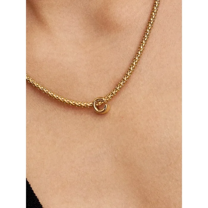 Letter C Charm Necklace - Image 9