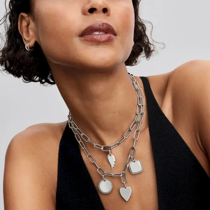 Engravable Square Tag Pendant - Image 4