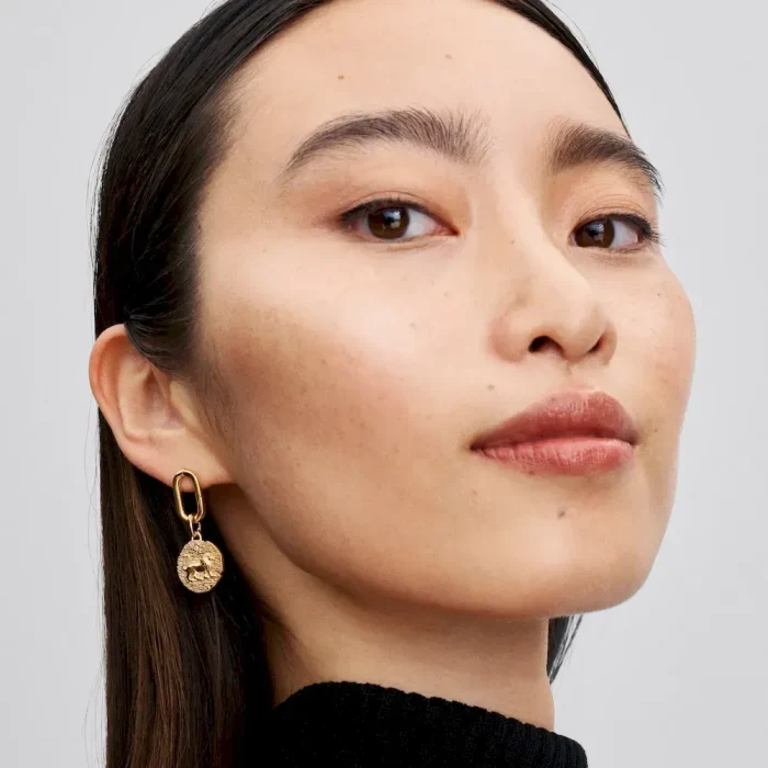 Bold and Brave Textured Medallion Bracelet Set - Image 5