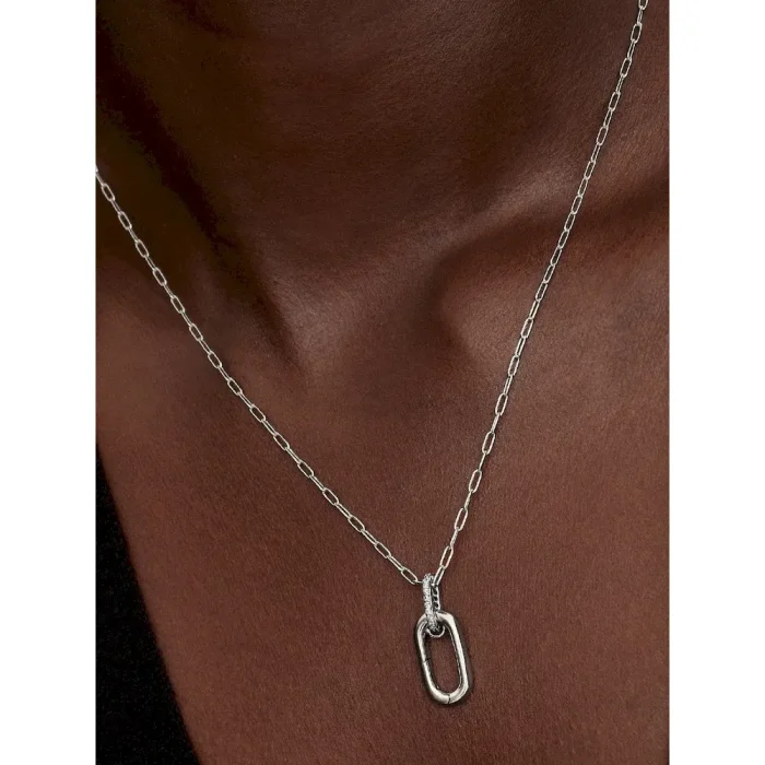 Openable Link Pendant Necklace - Image 3